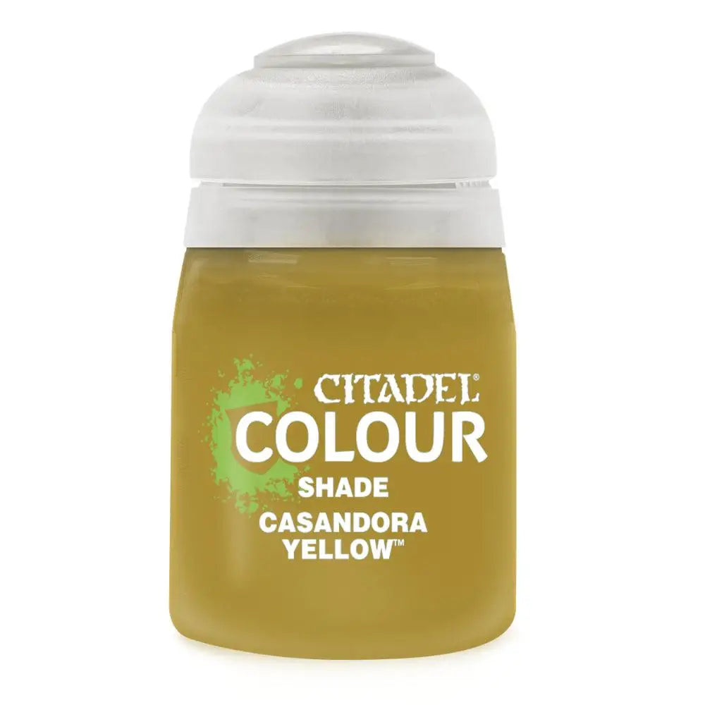 Citadel Shade Paints Casandora Yellow (18ml) Paint & Tools Games Workshop   