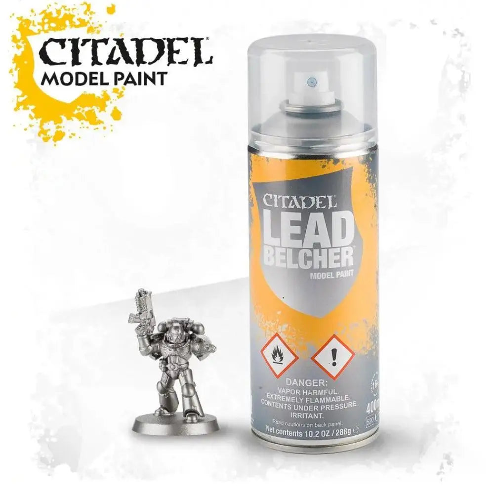 Citadel Spray Paints Leadbelcher (10oz spray can) Paint & Tools Games Workshop   