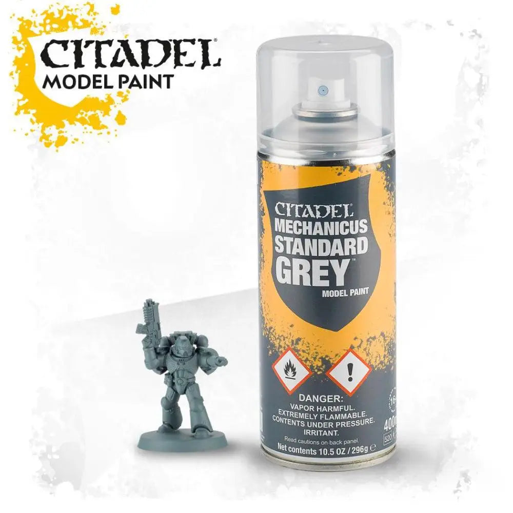Citadel Spray Paints Mechanicus Standard Grey (10oz spray can) Paint & Tools Games Workshop   