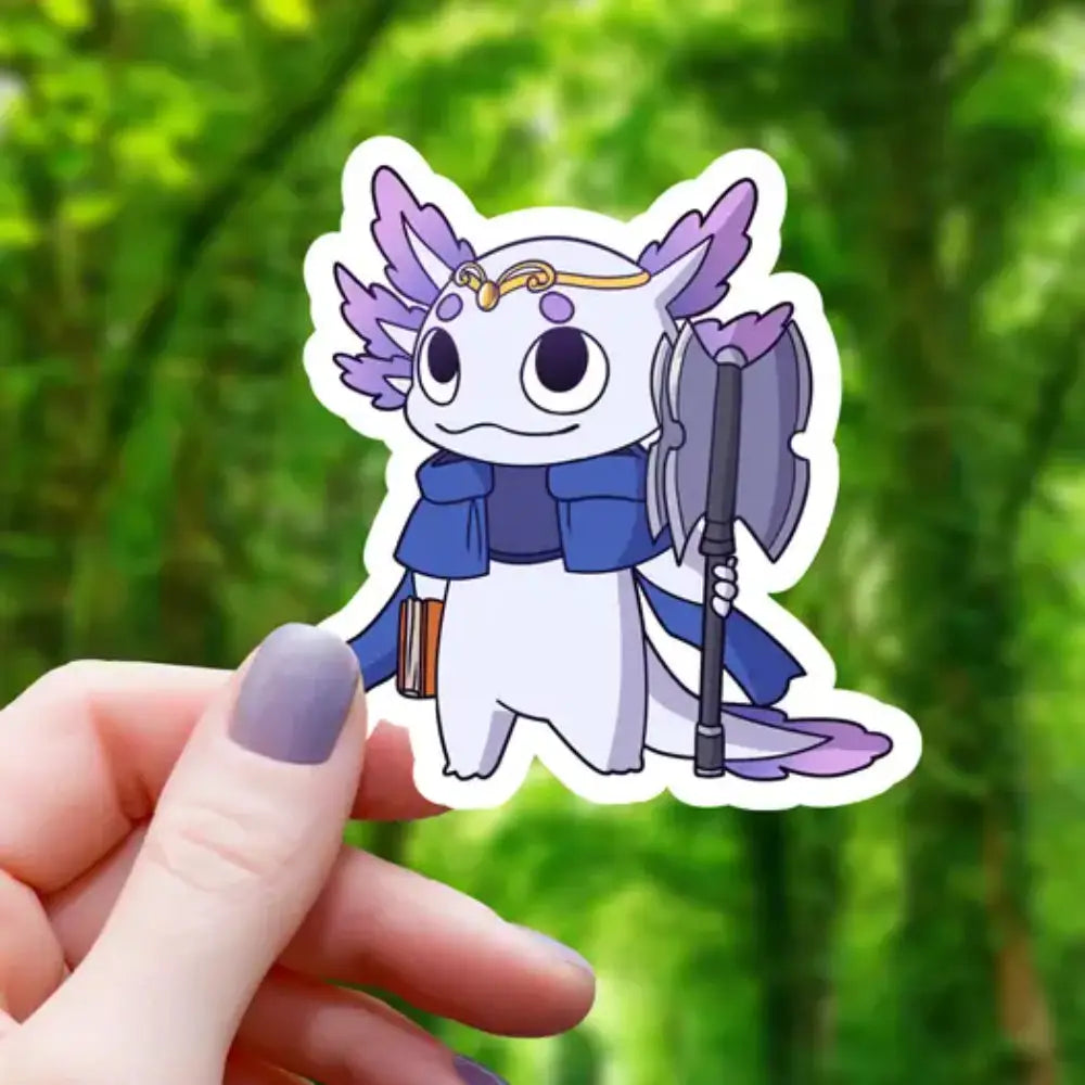 Cleric Axolotl Sticker - Gifts