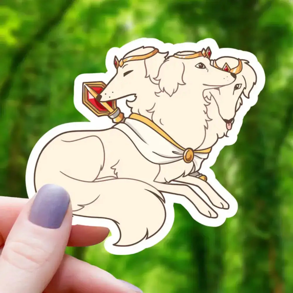 Cleric Cerberus Sticker - Toys & Gifts