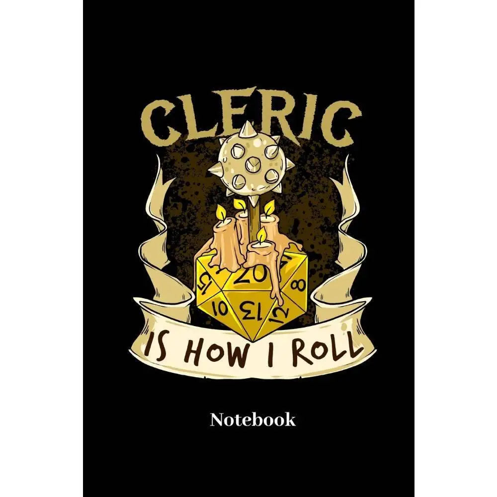 Cleric Is How I Roll Dot Grid Notebook - Gifts