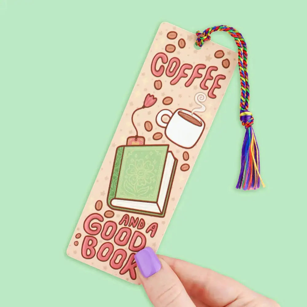 Coffee and a Good Book Bookmark - Gifts