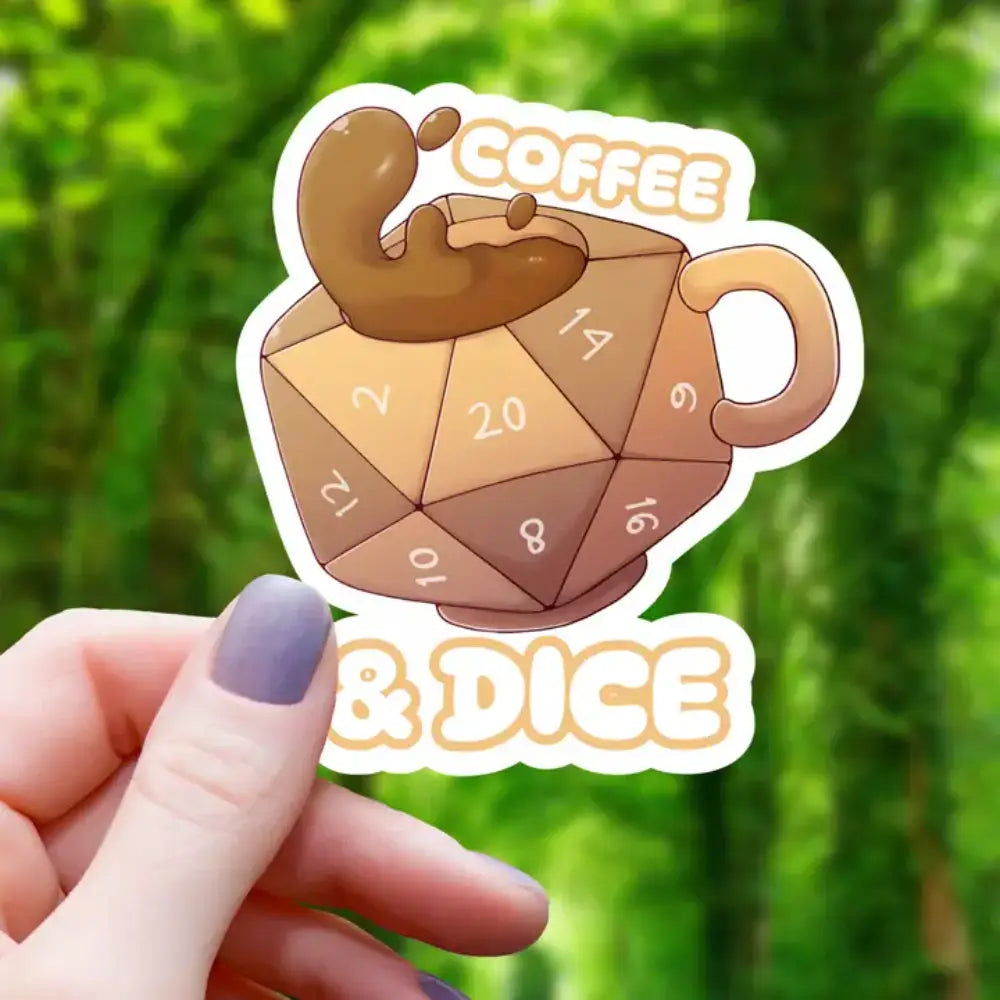 Coffee in Die Mug Sticker - Toys & Gifts