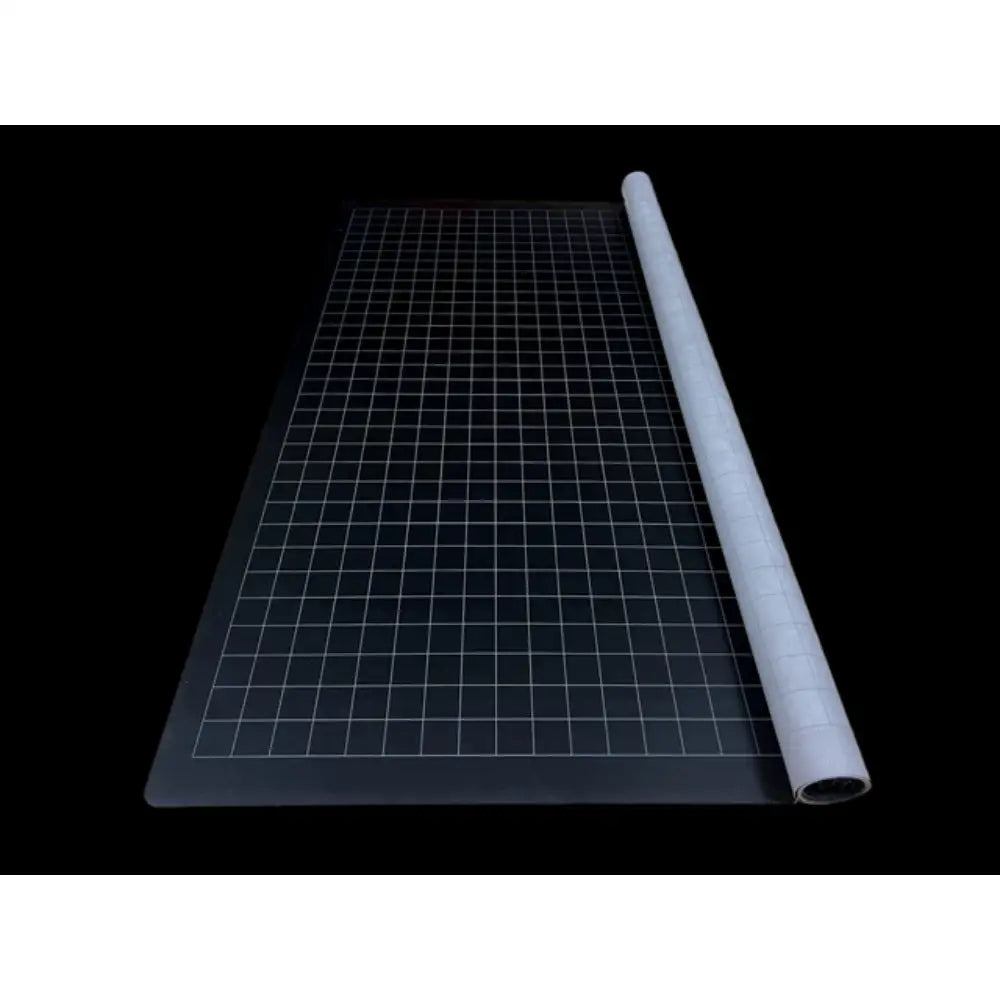 Colored Reversible Vinyl Battlemat Megamat Squares 34.5’’ x 48’’ - Black/Grey - Roleplaying Games