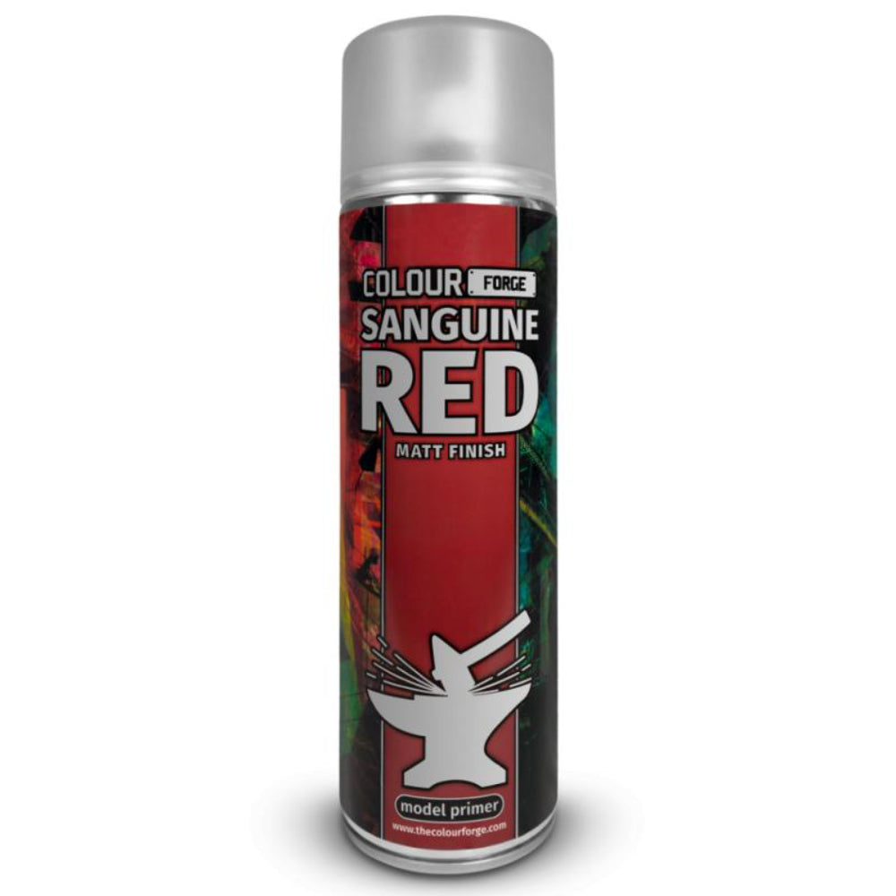 Colour Forge Spray Sanguine Red (500mL) - Paint & Tools