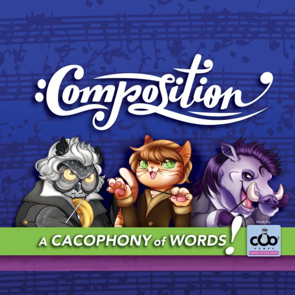 Composition: A Cacophony of Words! Board Games Giga Mech Games   