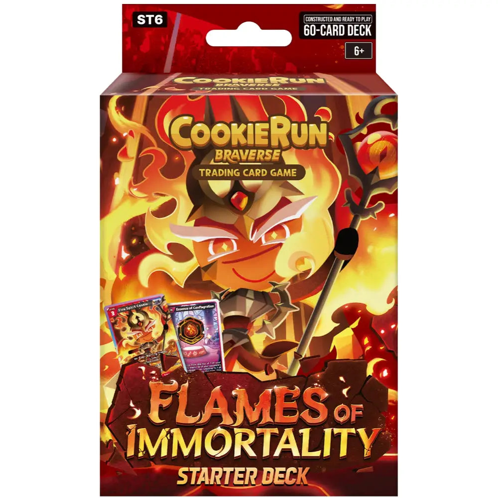 CookieRun TCG: Legendary Cookie Starter Deck - Flames of Immortality - Card Games