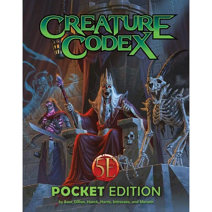 Creature Codex for 5th Edition (Pocket Edition) Dungeons & Dragons Kobold Press   