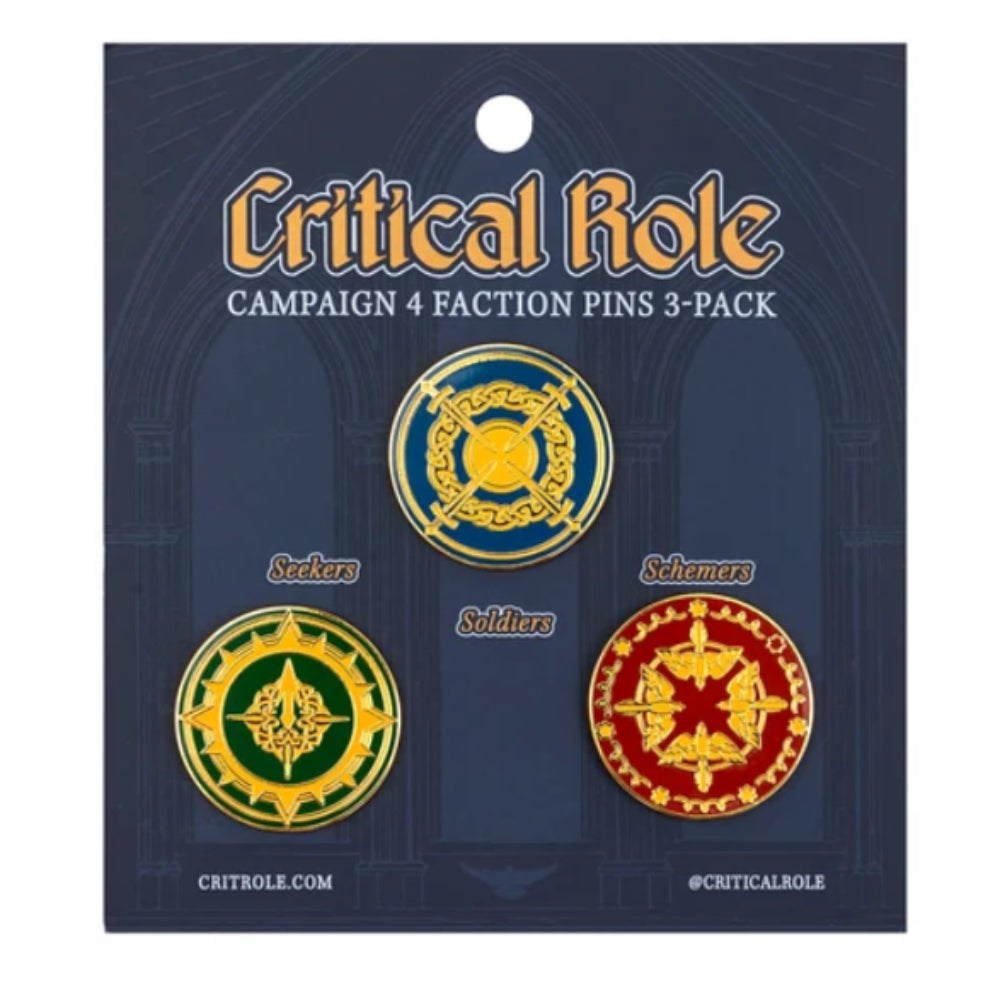Critical Role Campaign 4 Faction Pin 3-Pack
