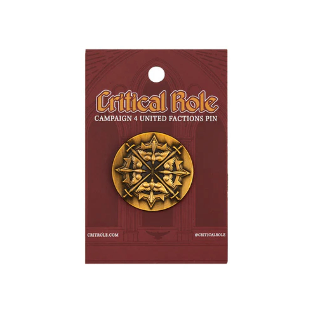 Critical Role Campaign 4 United Faction Pin - Gifts
