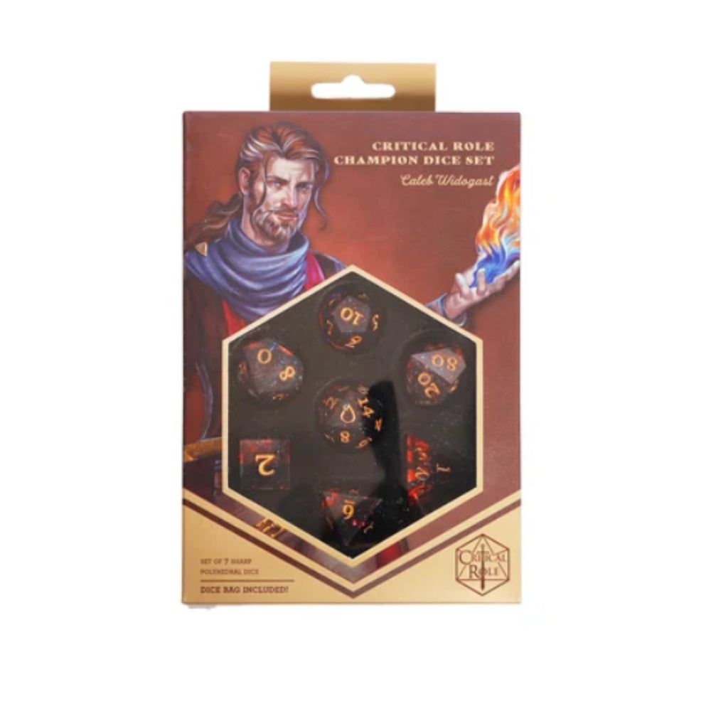Critical Role Champion Dice Set Caleb Widogast
