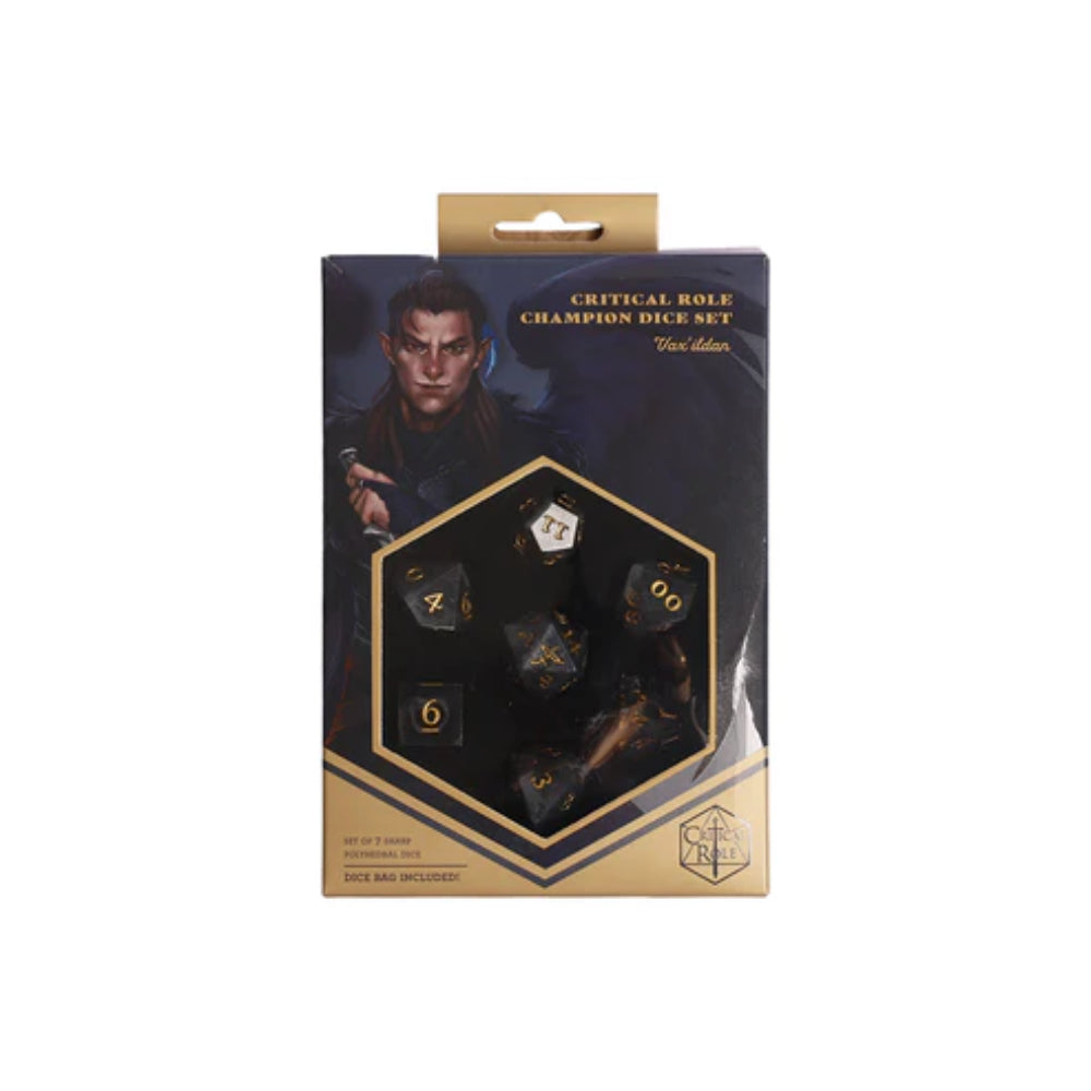 Critical Role Champion Dice Set Vax’ildan - Dice & Dice Supplies