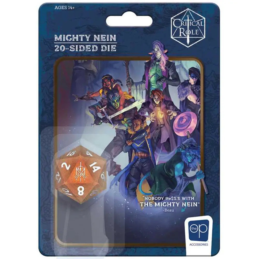 Critical Role Mighty Nein D20 Dice & Dice Supplies The Op   