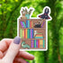 Cryptid Bookshelf Sticker - Gifts