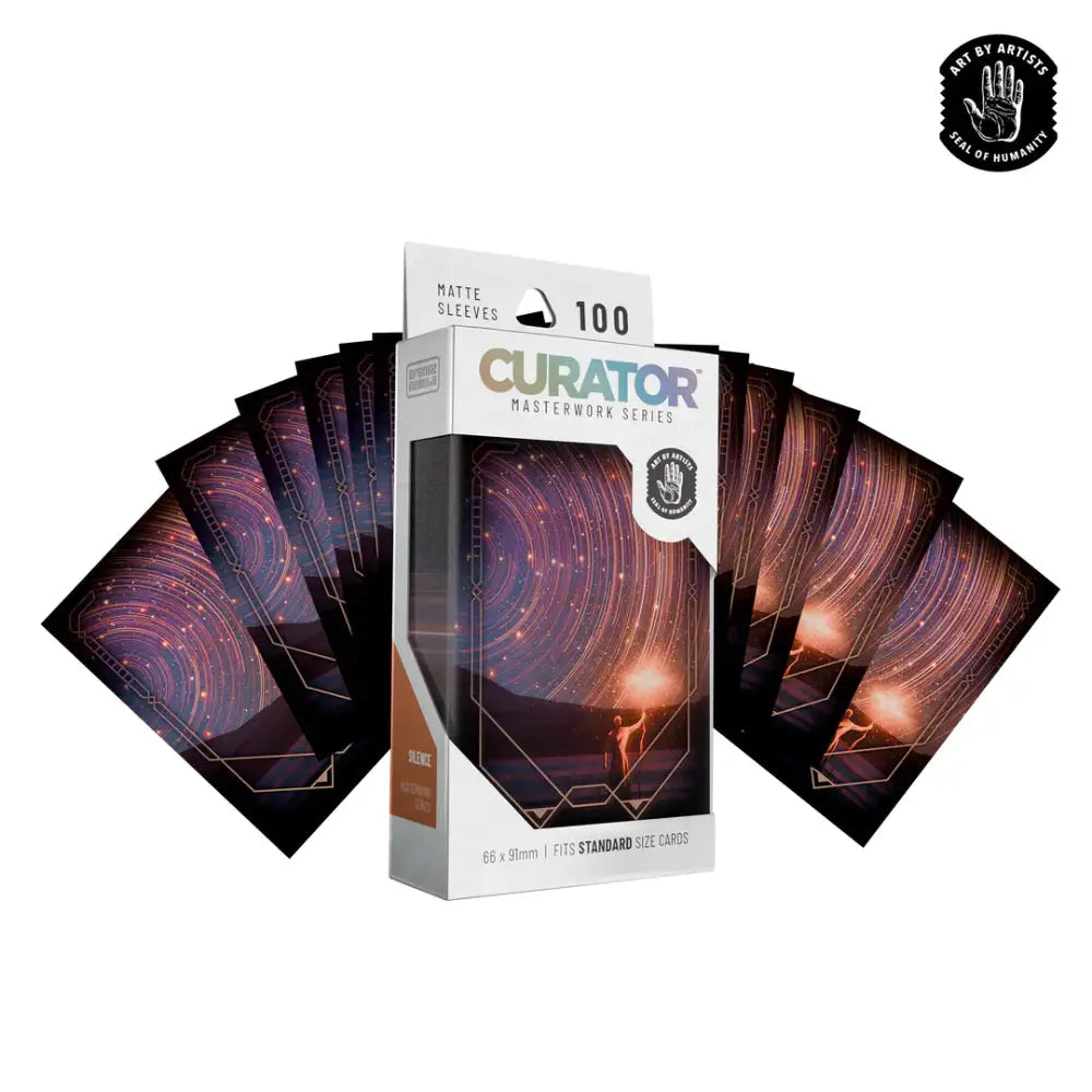 Curator Masterworks Art Sleeves: Silence (100) - Card Games