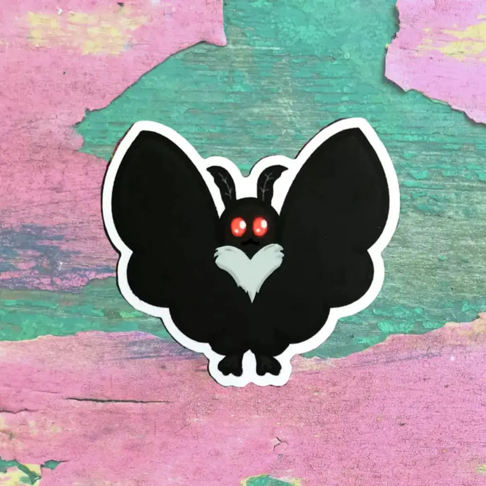 Cute Cryptids Mothman Sticker - Toys & Gifts