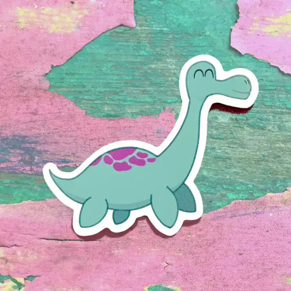 Cute Cryptids Nessie Sticker - Toys & Gifts
