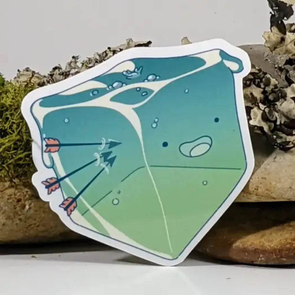 Cute Gelatinous Cube Sticker - Gifts