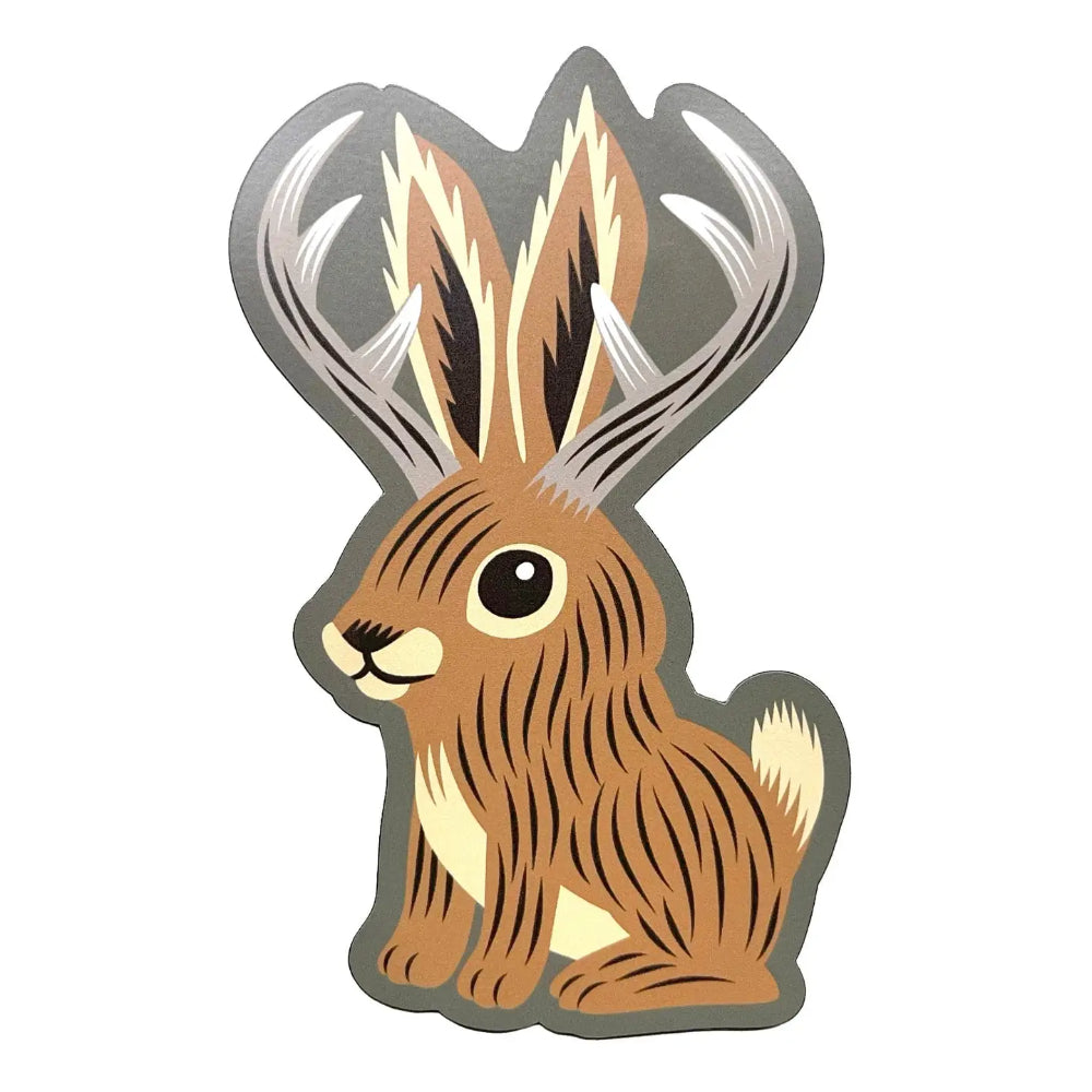 Cute Jackalope Magnet - Gifts