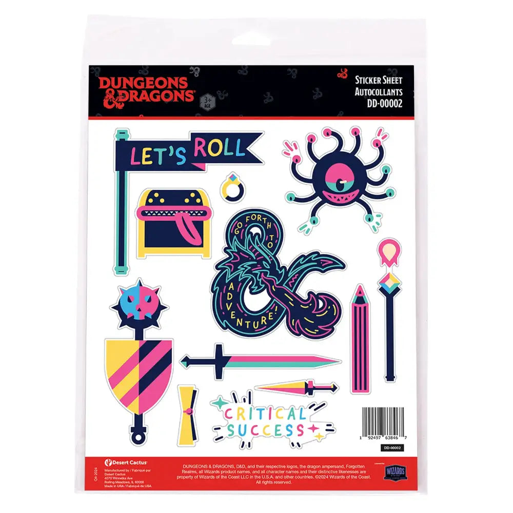D&D Sticker Sheet - Sheet 2 - Gifts