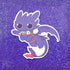 Dangerous Black Dragon Sticker - Gifts