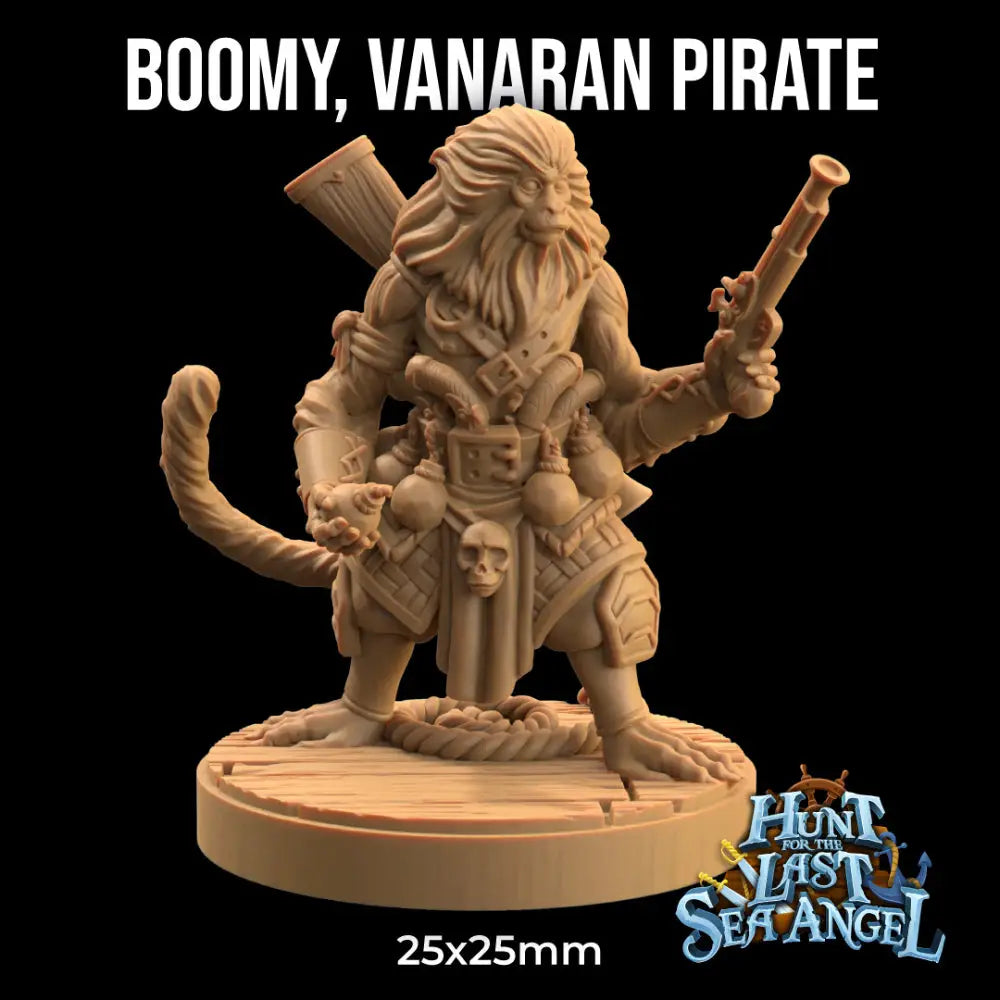 Dapper Fox Minis: Boomy Vanaran Pirate - Roleplaying Games