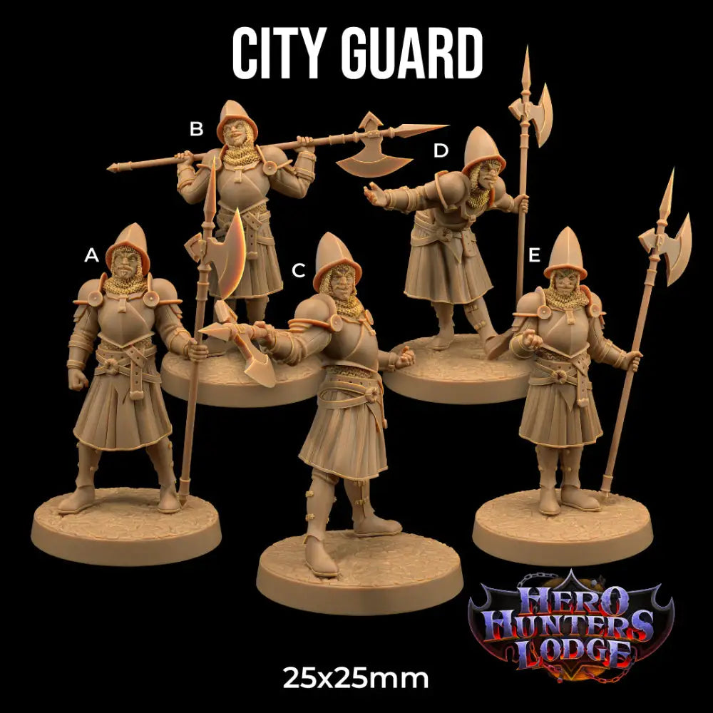 Dapper Fox Minis: City Guard - Roleplaying Games