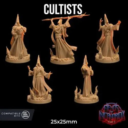 Dapper Fox Minis: Cultists - Roleplaying Games