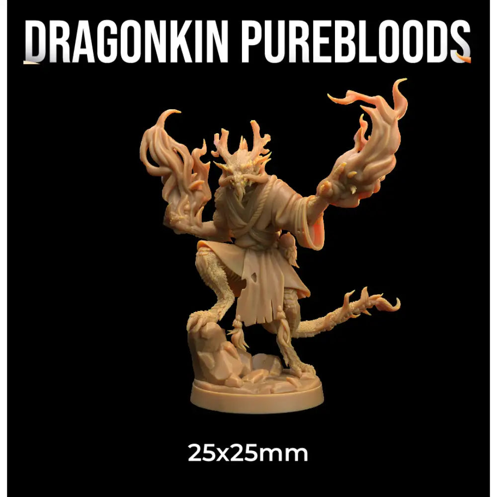 Dapper Fox Minis: Dragonborn Pureblood RPG Miniatures Dapper Fox