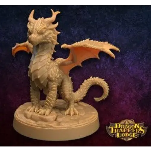 Dapper Fox Minis: Flamehorn Wyrmling - Roleplaying Games