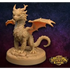 Dapper Fox Minis: Flamehorn Wyrmling - Roleplaying Games