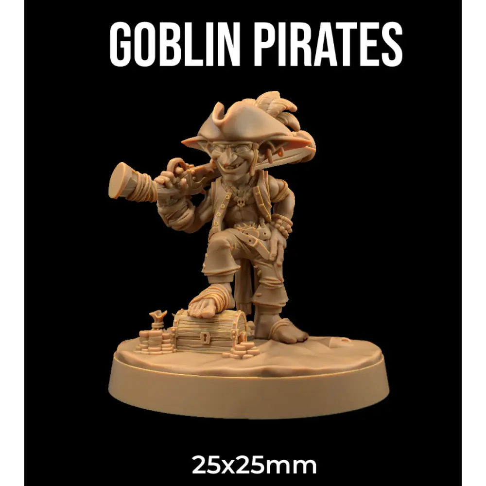 Dapper Fox Minis: Goblin Pirate - Roleplaying Games