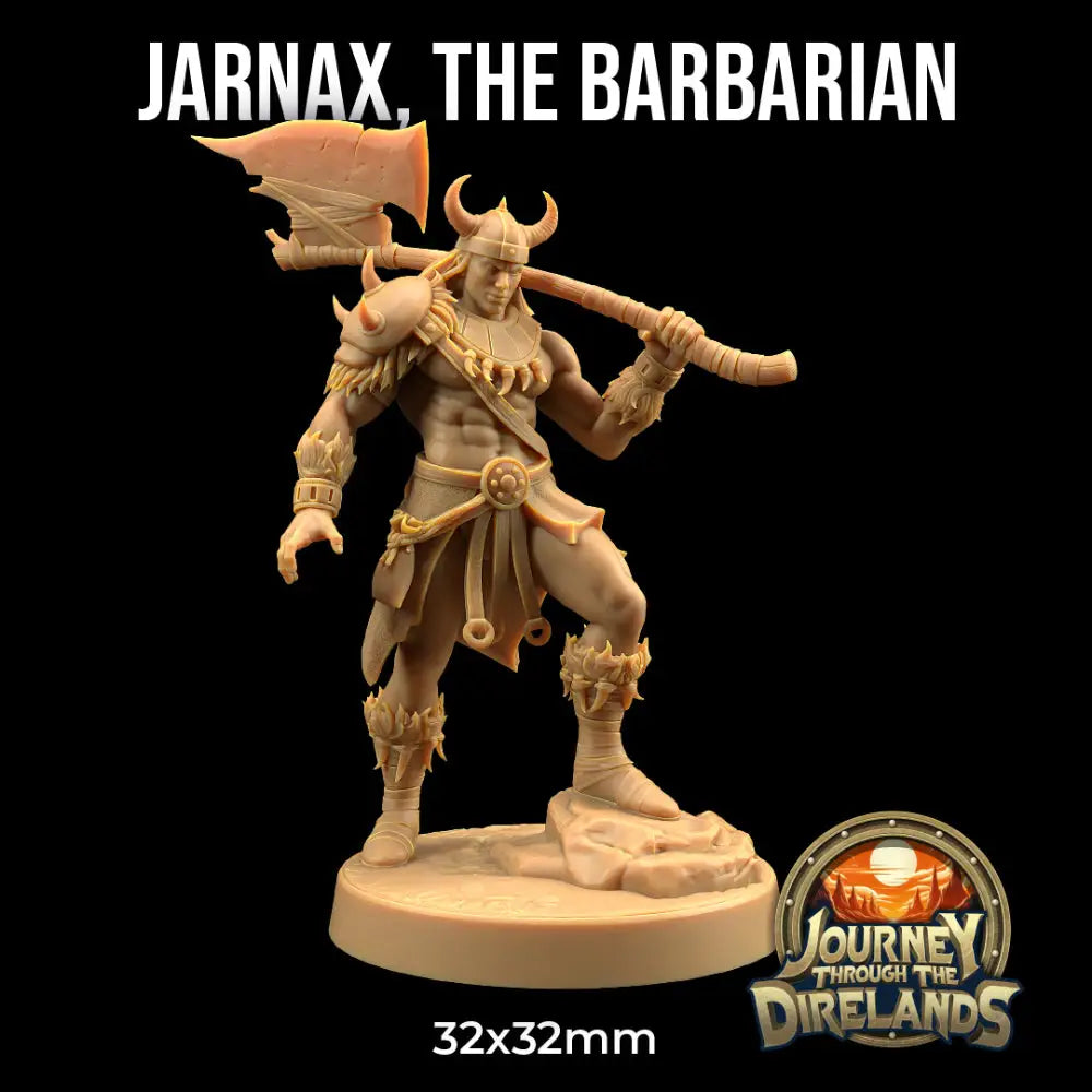 Dapper Fox Minis: Jarnax the Barbarian - Roleplaying Games