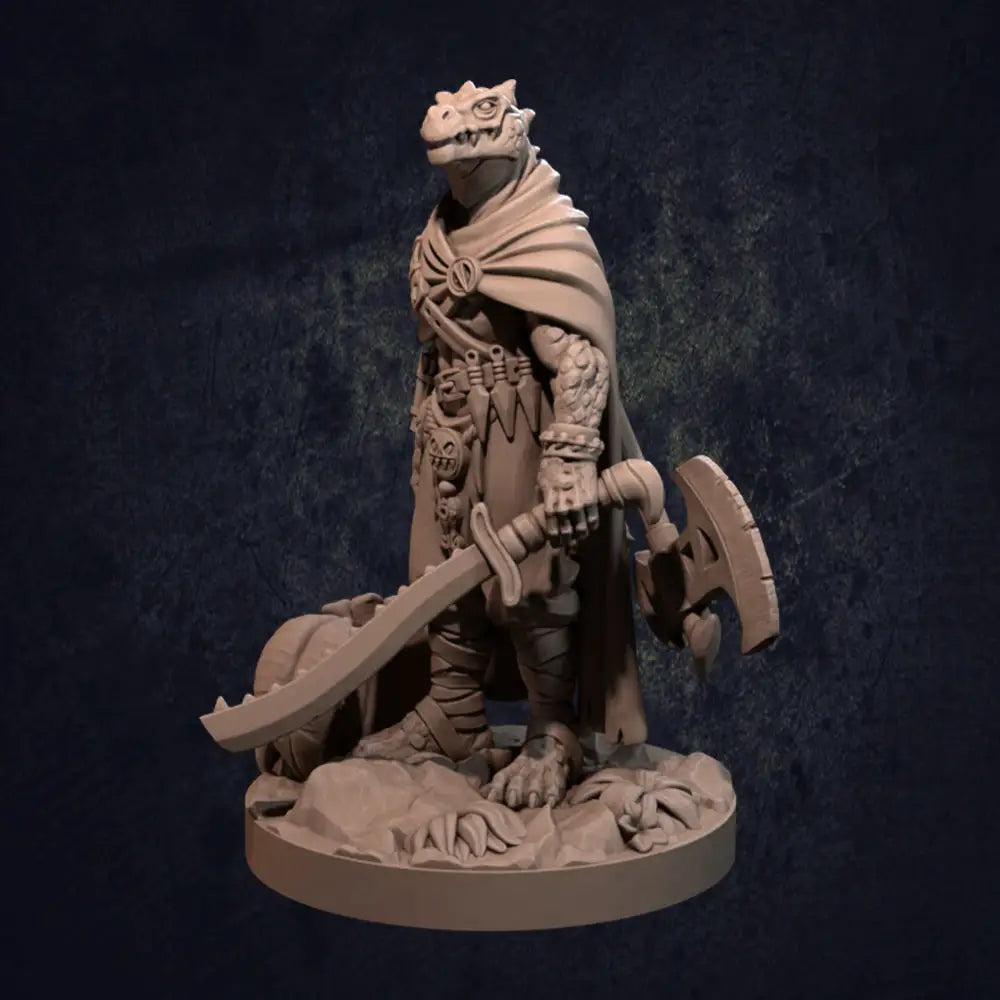 Dapper Fox Minis: Koa Lizardfolk RPG Miniatures