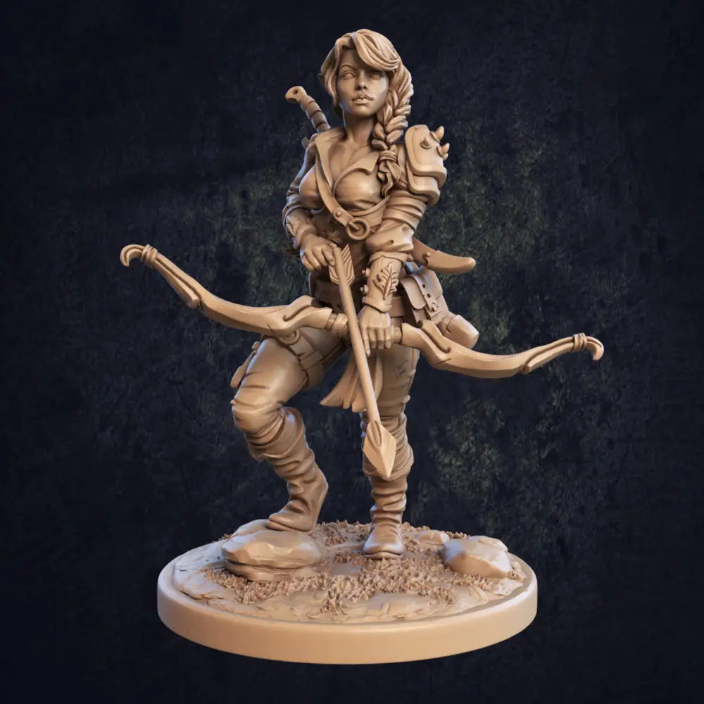 Dapper Fox Minis: Lila Elf Ranger - Roleplaying Games