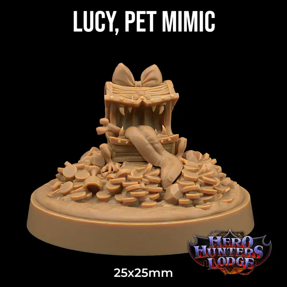 Dapper Fox Minis: Lucy, Pet Mimic RPG Miniatures Dapper Fox   