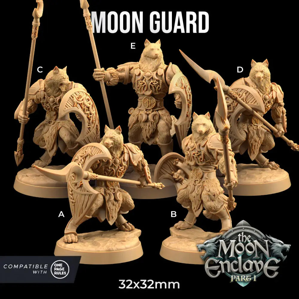 Dapper Fox Minis: Moon Guard - Roleplaying Games
