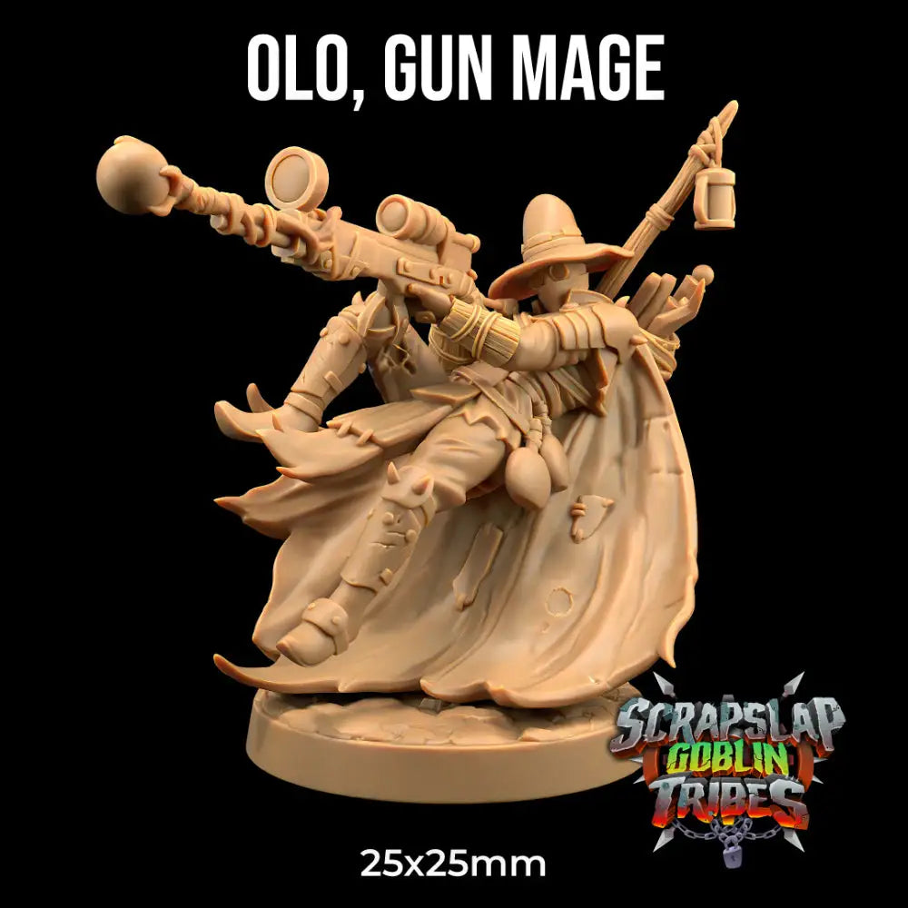 Dapper Fox Minis: Olo Gun Mage - Roleplaying Games