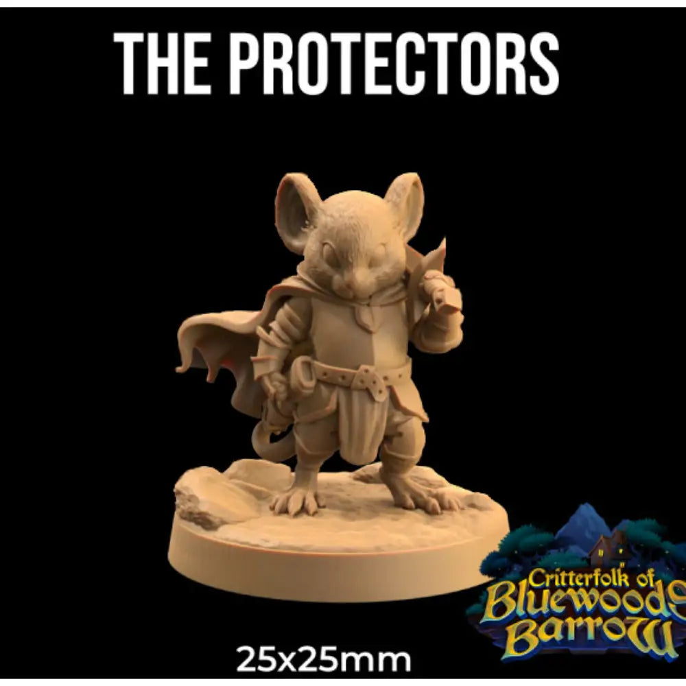 Dapper Fox Minis: The Protector - RPG Miniatures