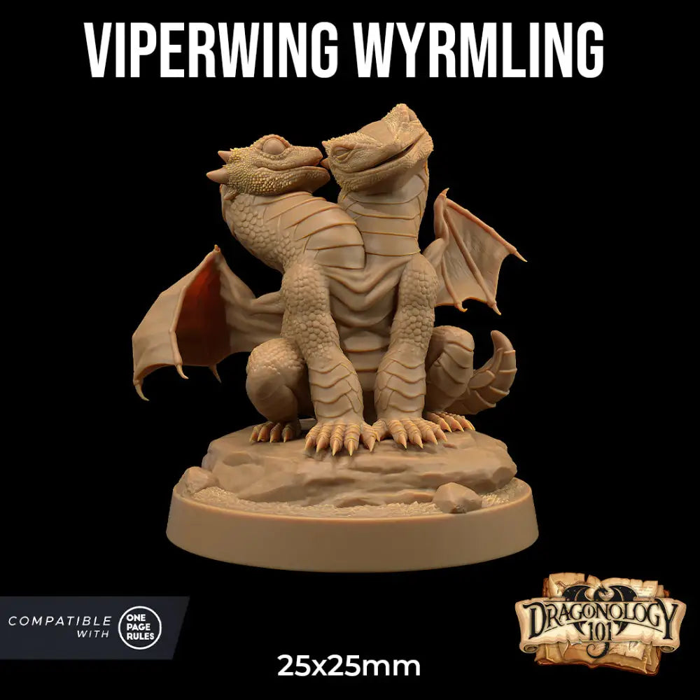 Dapper Fox Minis: Viperwing Wyrmling RPG Miniatures Dapper Fox   
