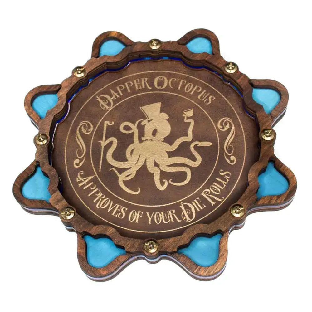 Dapper Octopus Dice Tray Dice & Dice Supplies archived Blue  