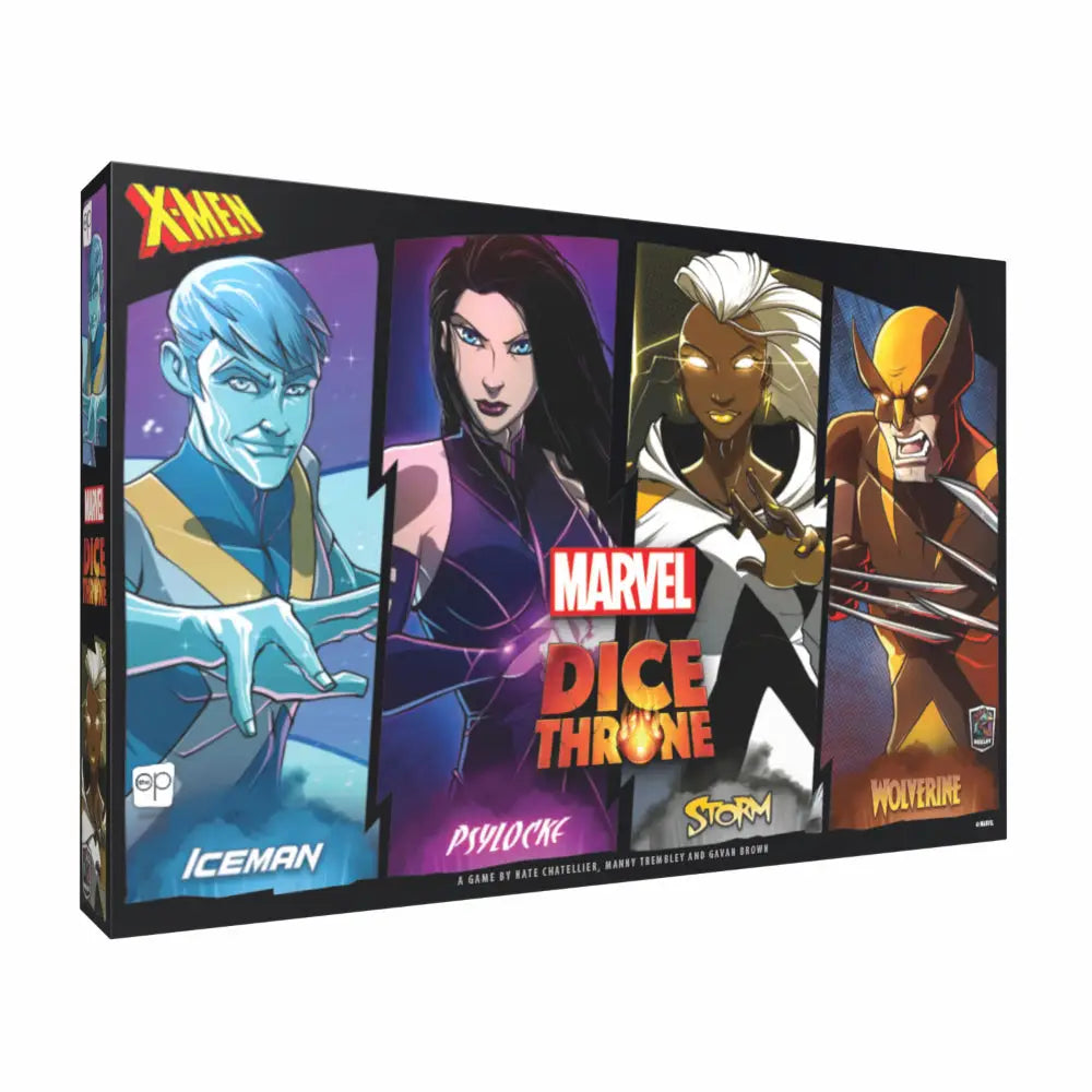 Dice Throne: Marvel X-Men Box 1 (Iceman Psylocke Storm Wolverine) - Board Games