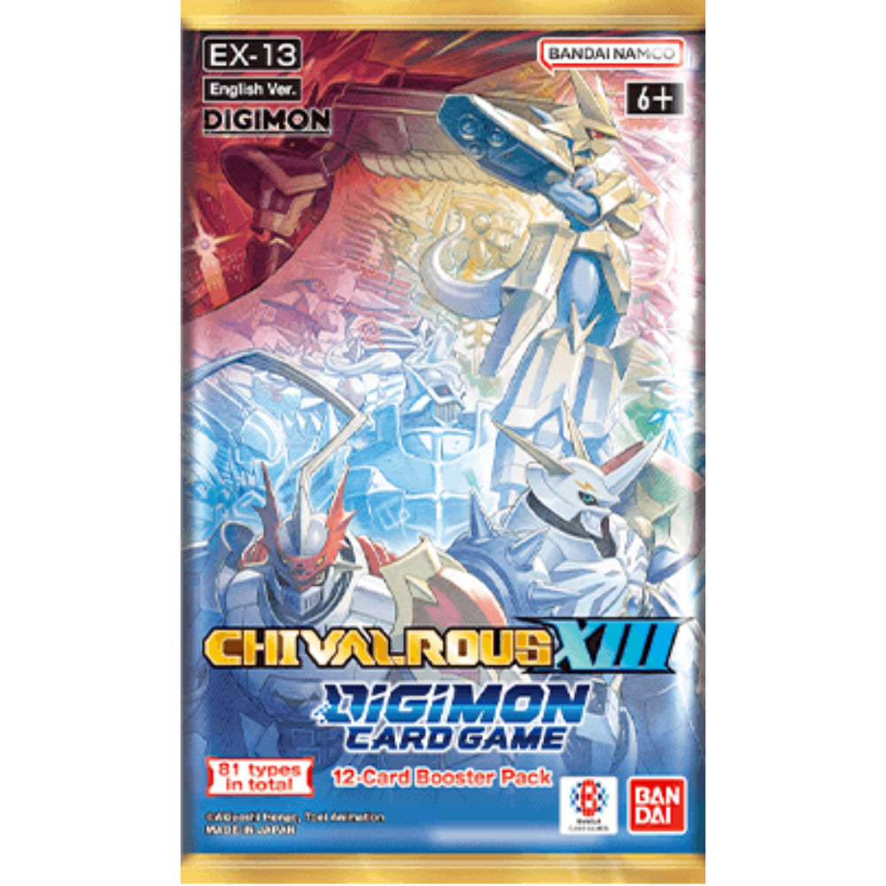 Digimon TCG: Chivalrous XIII Extra Booster Pack (EX-13) - Card Games