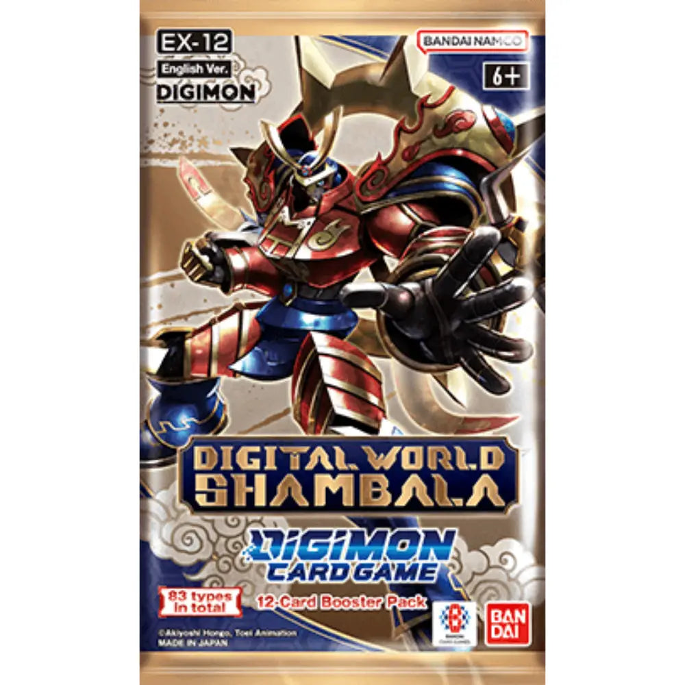 Digimon TCG: Digital World Shambala Extra Booster Pack (EX-12) - Card Games