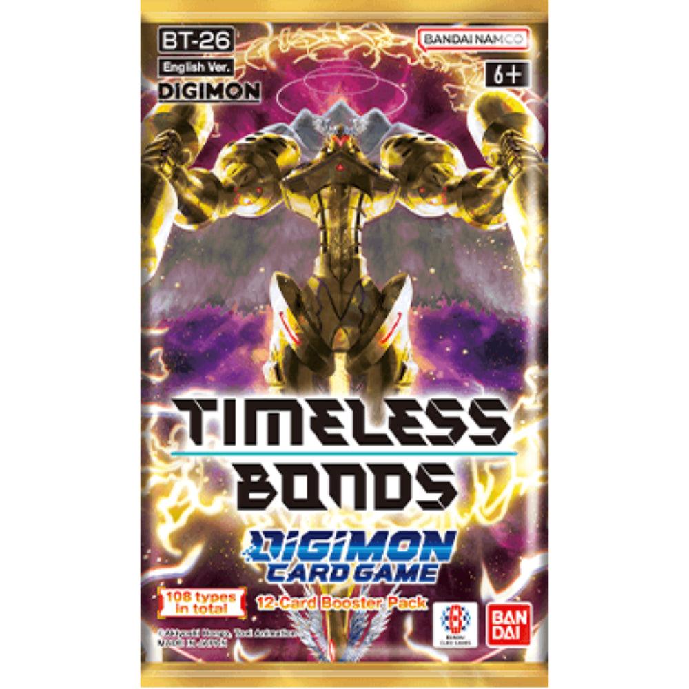 Digimon TCG: Timeless Bonds Booster Pack (BT-26) - Card Games
