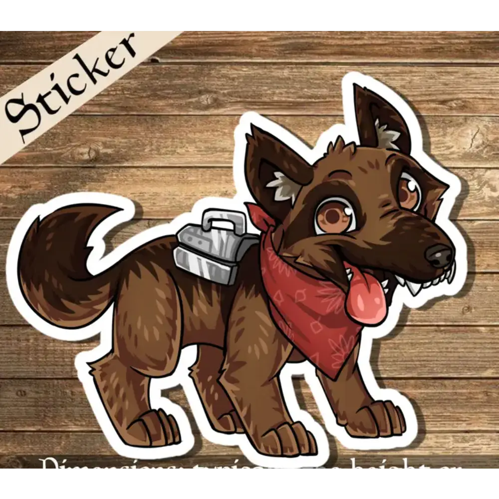 Dogmeat Ever Loyal Sticker - Toys & Gifts