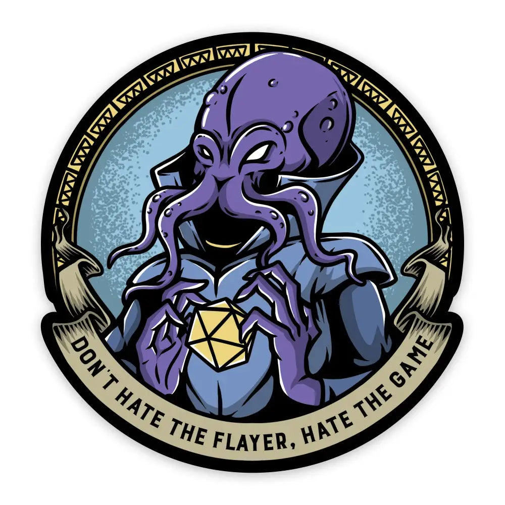 Don't Hate the Flayer Sticker Toys & Gifts Forged Gaming   