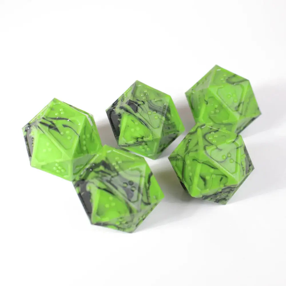 DOTS Braille 5d20 Dice Set - Dice & Dice Supplies
