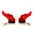 Draconic Adornments Hair Clips - Red - Dice & Dice Supplies